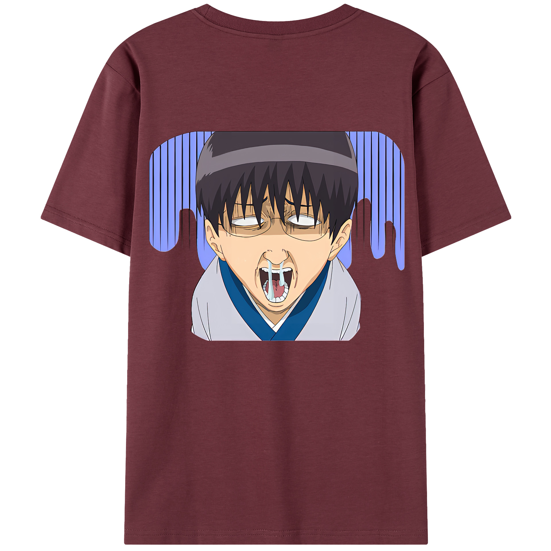 （画像用） ぎんたま 坂田銀時（さかたぎんとき） 神楽 志村新八（しむら しんぱち） GINTAMA Sakata Gintoki Kagura Shimura Shinpachi 綿100％半袖Tシャツ（背面プリント）
